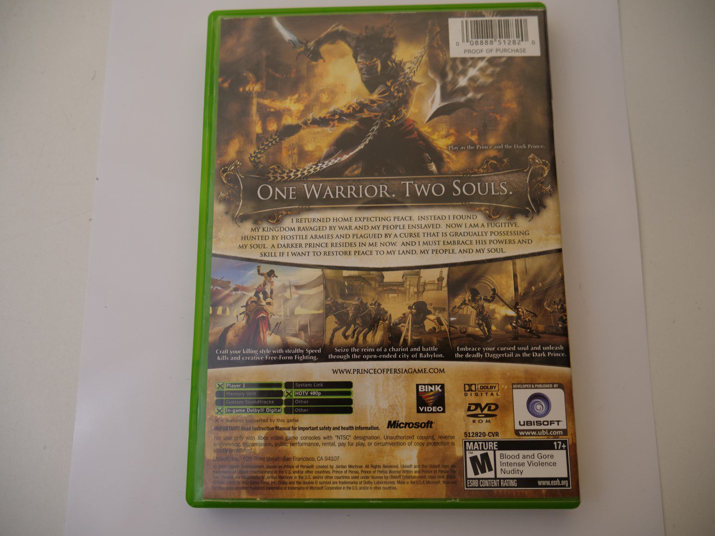 Prince of Persia: The Two Thrones Xbox