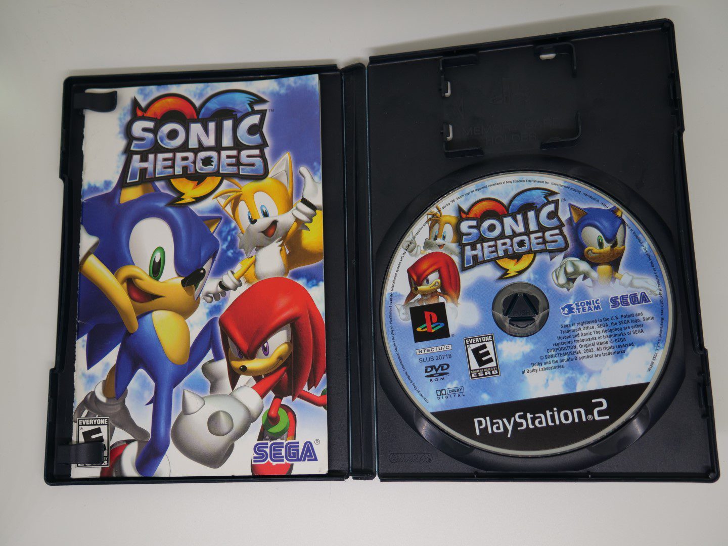 SONIC HEROES VIDEO GAME (SONY PLAYSTATION CD-ROM VIDEO GAME