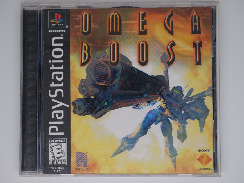 Omega Boost Original Japonês Encarte Reimpresso Ps1 Playstation 1