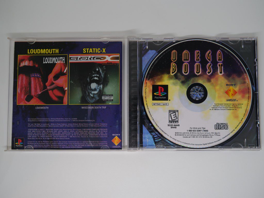 Omega Boost Original Japonês Encarte Reimpresso Ps1 Playstation 1